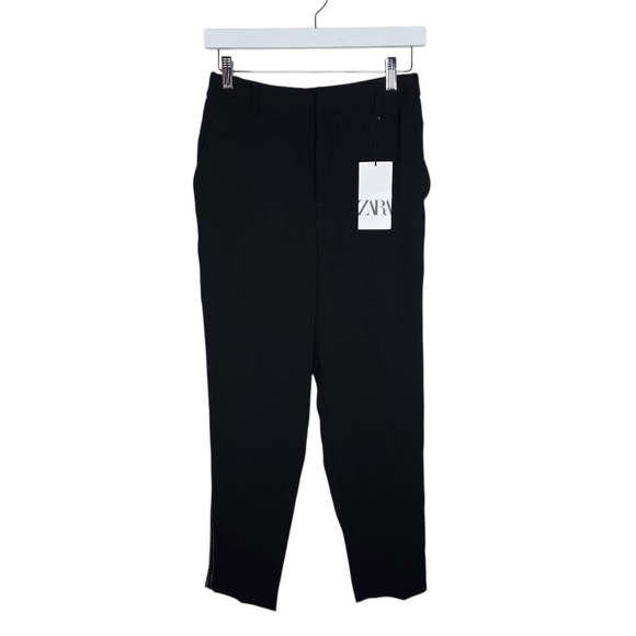 Zara Pants - Zara Woman Black Pants Side Stripe New Size 2